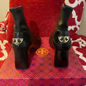 Beautiful authentic soft leather Tory Burch boots.